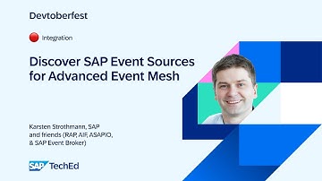 🔴 Discover SAP Event Sources for Advanced Event Mesh