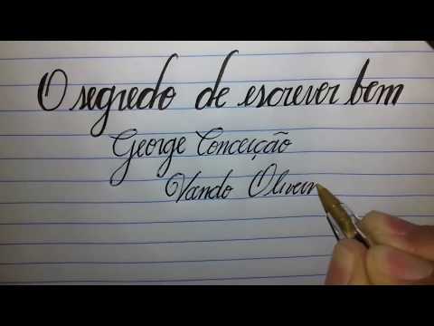 Vídeo: Como Desenvolver Uma Bela Caligrafia