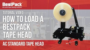 BestPack Tutorial Video: How to Load a BestPack Tape Head