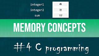 #4 C programming: Memory Concepts