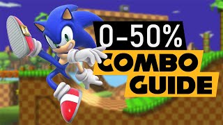 SSBU Sonic 0-50% Combo Guide!