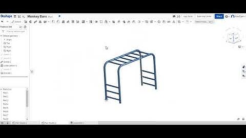 Onshape Tutorial - Monkey Bars