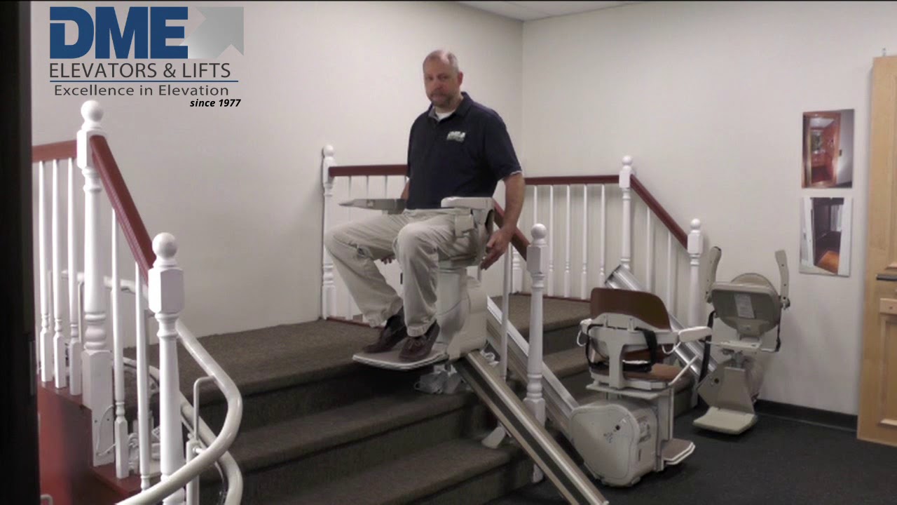 Stannah Stairlift Series: Your Stairlift's Manual Chair Swivel - YouTube