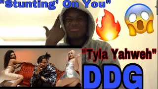 Tyla Yaweh ft. DDG \& Dame D.O.L.L.A. - Stuntin’ On You (Remix - Official Music Video) | Reaction