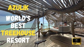 AZULIK, Tulum, Mexico | $2000/NIGHT treehouse resort walking tour in 4K | LoFi Tour