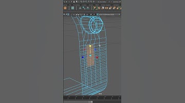 Hard Surface Radio Modeling in Maya #mayamodeling l #mayatutorial #shorts