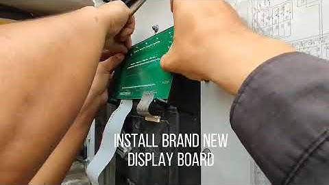 BLURRED DISPLAY? - HOW TO REPLACE DISPLAY BOARD DAIKIN REEFER CONTAINER