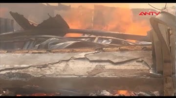 Bình Dương: Cháy lớn thiêu rụi toàn bộ xưởng sản xuất đồ gỗ | ANTV