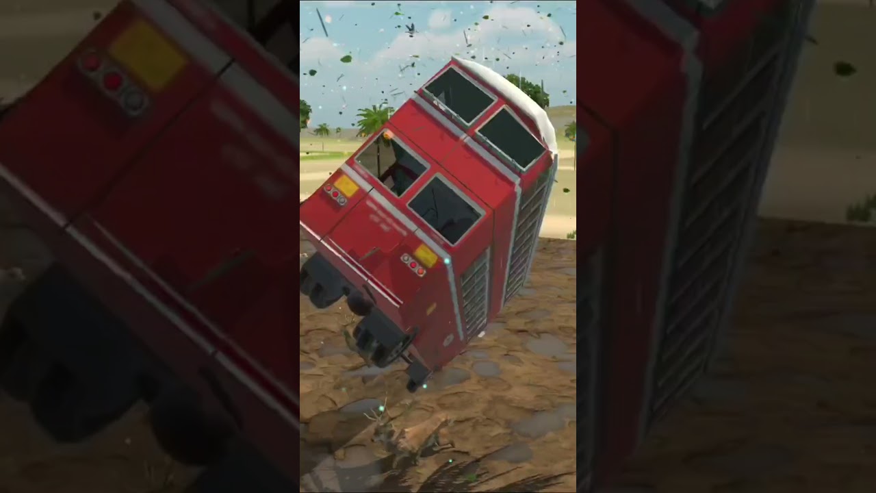 🌧️ खराब मौसम में जंगल का खौफ | कीचड़ में धँसी बस#shorts