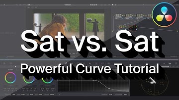 Davinci Resolve | Sat vs Sat Curve