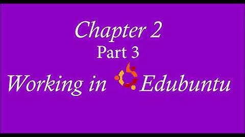 Part 3 of Class 7 || Chapter 2 || Working in Edubuntu || Linux Based Cloud || Computer || KIPS
