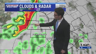 Rounds of scattered strong to severe thunderstorms | KXAN Weather Forecast (Apr. 9)
