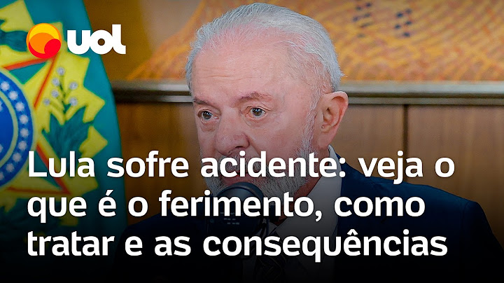 Lula sofre acidente: veja o que é ferimento corto-contuso, onde fica região occipital e como tratar