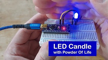 LED Candle with Powder Of Life