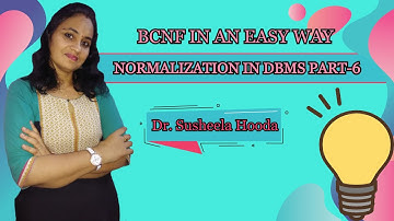 DBMS-Lect-23:What is BCNF?PGTComputer Science| UGCNET|GATE| B.Tech|computer science exam crack|hindi
