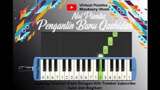 Not Pianika Pengantin Baru - Nasida Ria || Not Pianika Qasidah Pengantin Baru