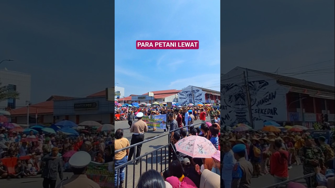 Komunitas petani tampil di karnaval budaya 