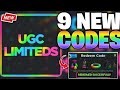 NOW! ⚠️FREE UGC LIMITED CODES 2026 - UGC LIMITED ROBLOX CODES MAY 2026 - GIFT ITEMS! #roblox #ugc