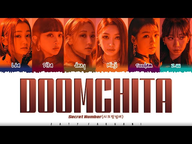 SECRET NUMBER (시크릿넘버) - 'DOOMCHITA' (둠치타) Lyrics [Color