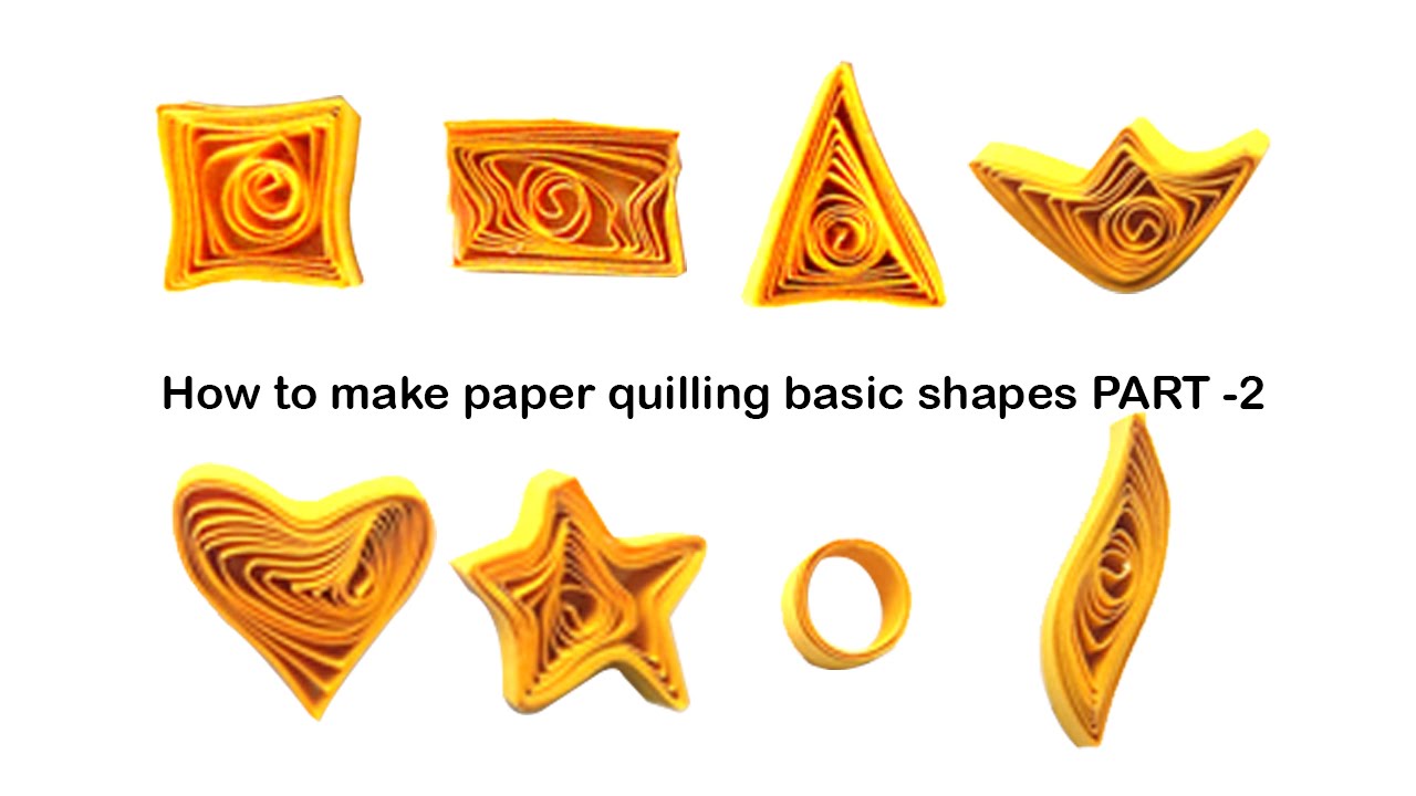 How To Make Quilling Basic Shapes For Beginners Tutorial how to make quilling basic shapes for beginners tutorial