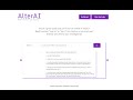 AlterAI is your Next-Level Personal AI - [Showcase]