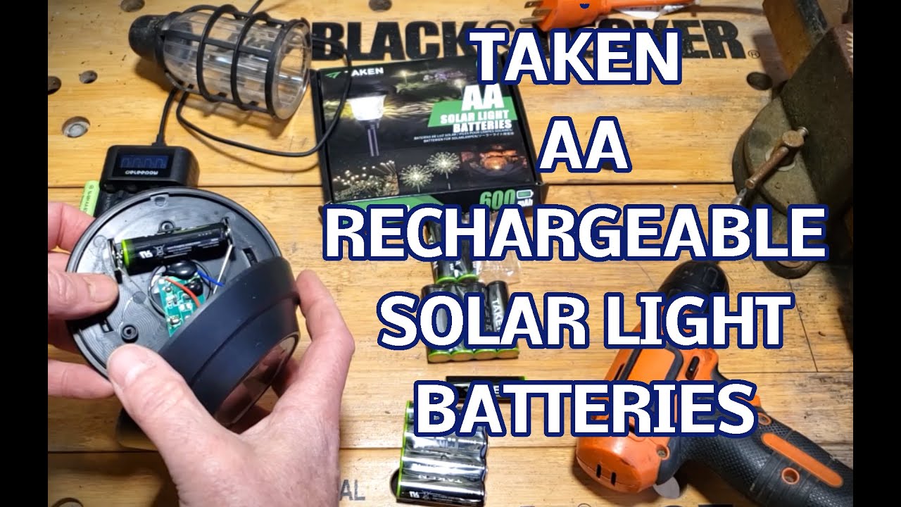 TAKEN AA Rechargeable Batteries for Solar Lights