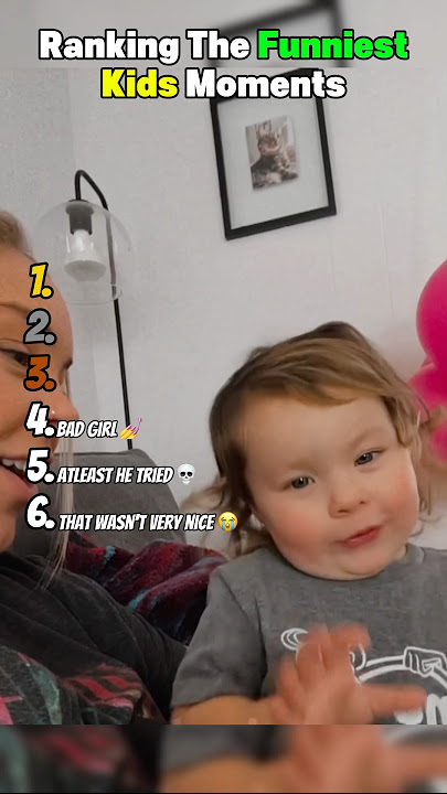 Ranking The Funniest Kids Moments 😂
