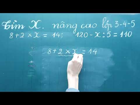 Video TÌM X NÂNG CAO. Lớp 3-4-5 - youtube
