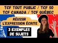  tcf tout public  tcf so  tcf canada  tcf qubec  conseils pour russir lexpression crite 