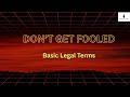 Legal Terms You Must Know  Simple Legal Jargon Explained