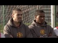 Manchester United players surprise school pupils - #SchoolsUnited