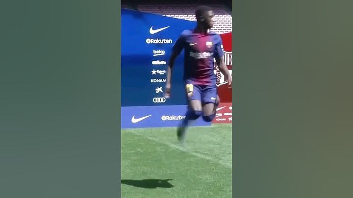 La peor presentación de la historia😂 #dembele #futbol #football #fcbarcelona #humor #shorts
