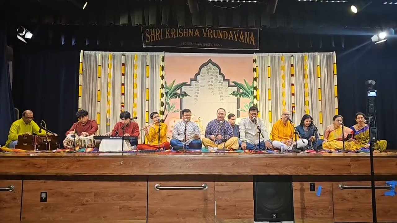 Purandara Dasara Aradhane - 2026 at SKV, Edison NJ - Sangeeta seve by Krishna Bhajana Mandali, NJ