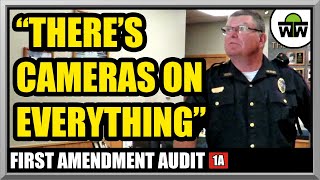 How This Cop REALLY Feels About CAMERAS - First Amendment Audit w Amagansett Press - State Patrol
