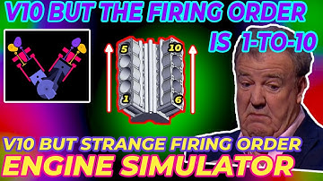 Engine Simulator | V10 4.8 but FIRING order is 1 to 10