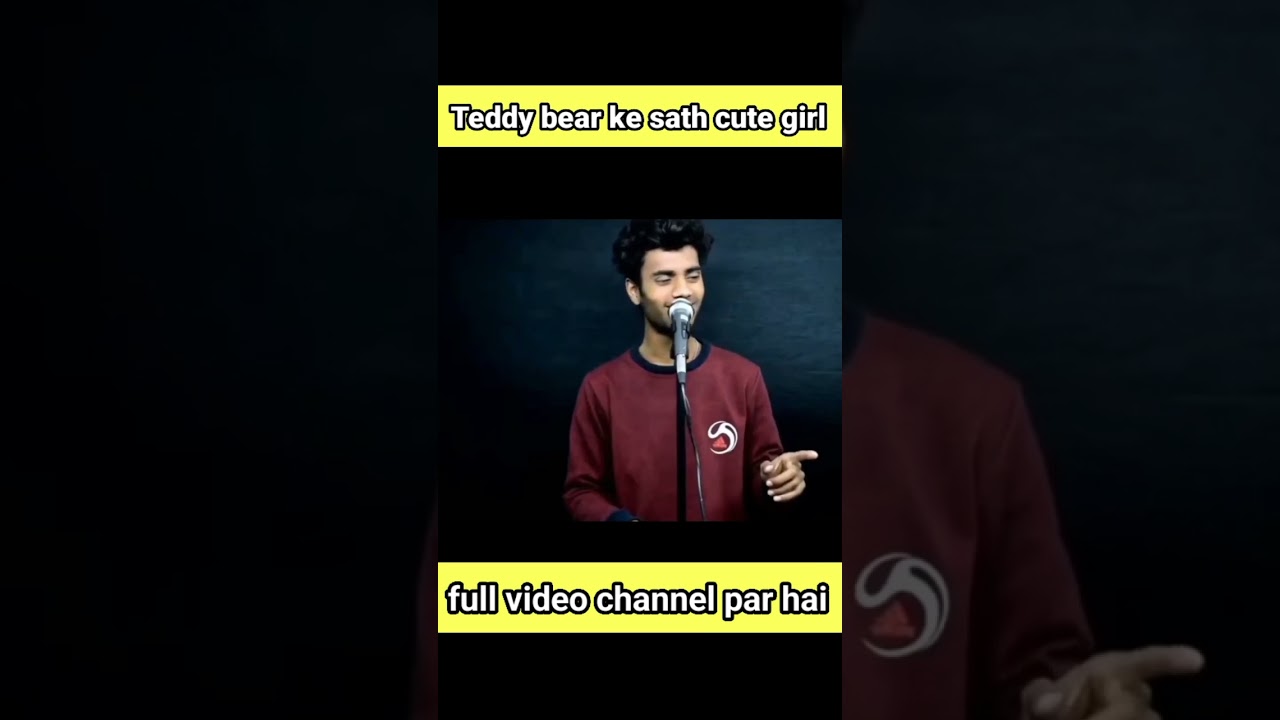 teddy bear with cute girl public prank 🤣 video 