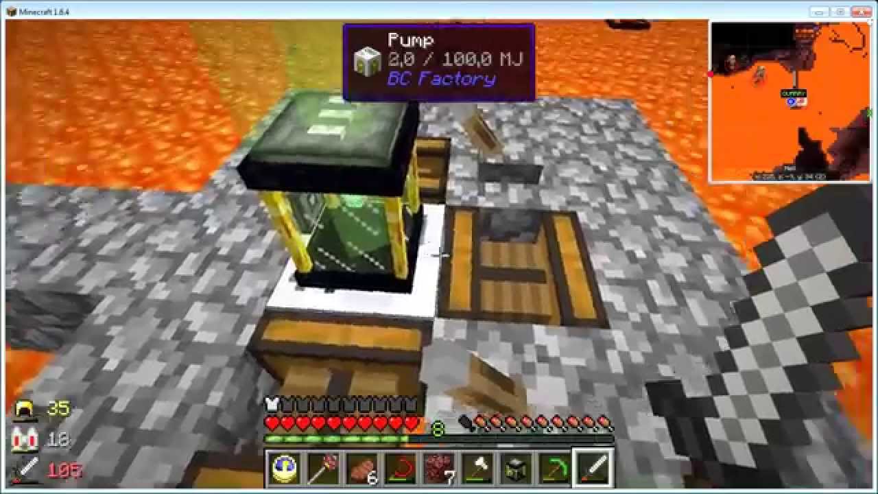 MCM 1.6.4 - #9 - Quarry alimentada com lava.