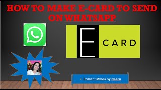 Make E-CARDS and INVITES to send in to make e-cards