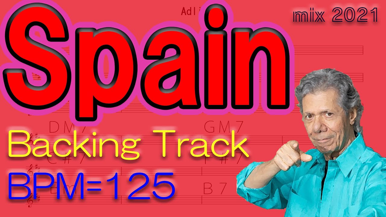 【Spain】Backing Track BPM=125 ~mix 2021~
