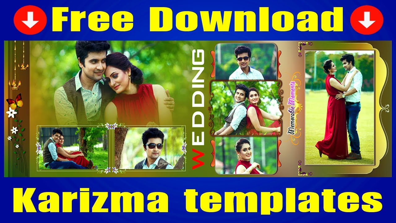 How to Create Wedding Photo Album Template in photshop | Brinda photography