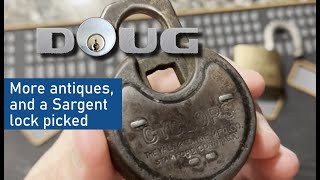 Three more great antiques, and picking a Sargent padlock [169]