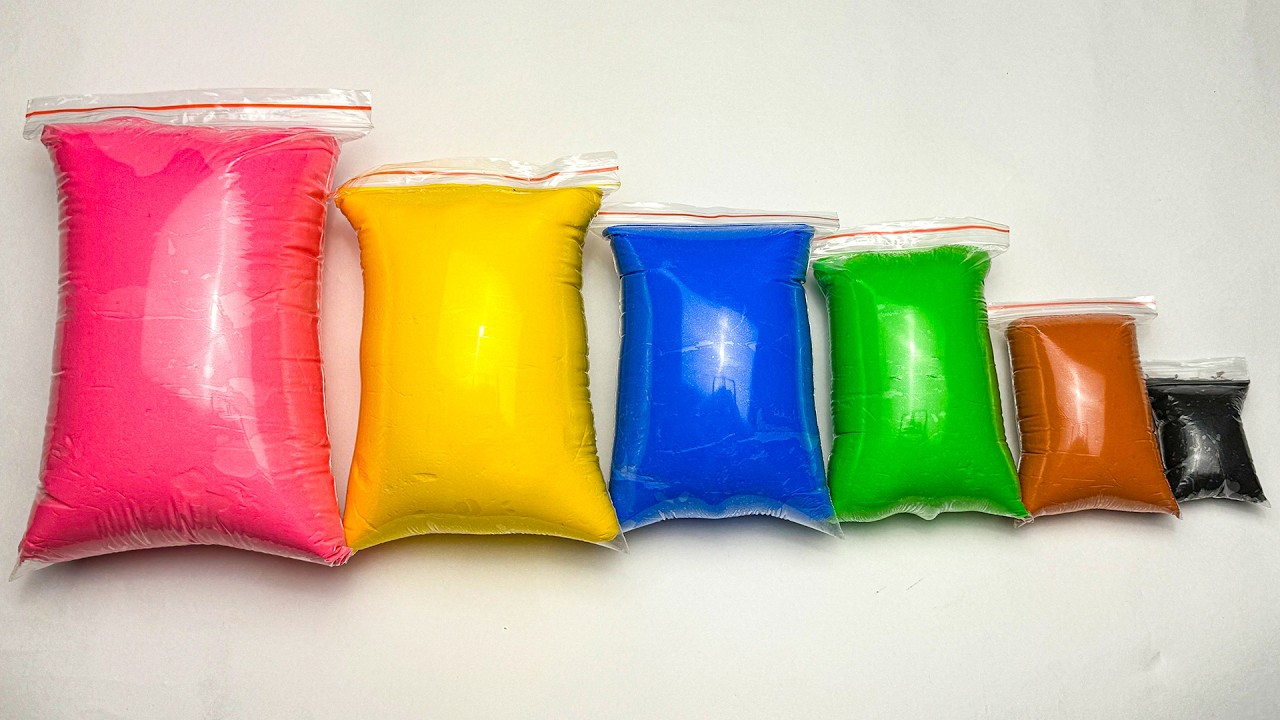 ASMR Clay Unboxing | From Small to Large - Super Satisfying Sounds (5:23 Minutes)