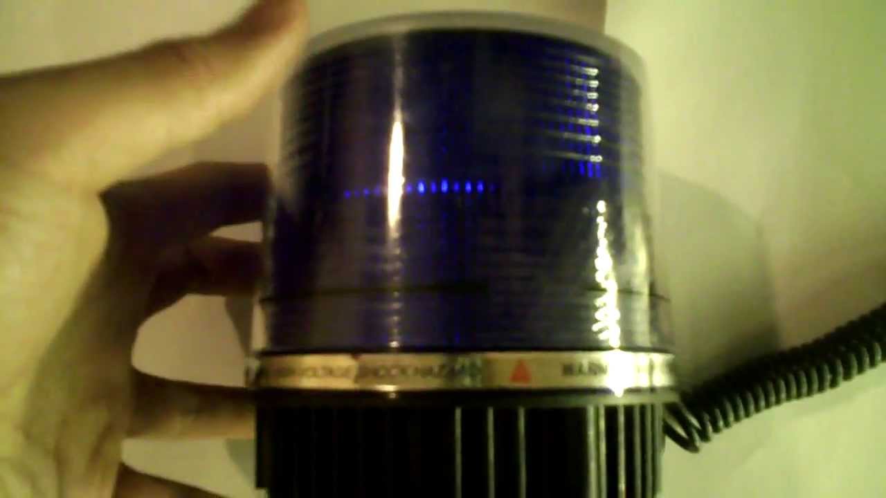 Blue Beacon light YouTube