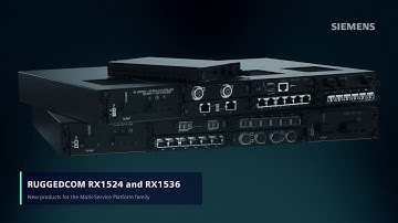 RUGGEDCOM RX1524 and RX1536 | Rugged Ethernet switches and routers for substations