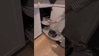 Upgrade Dead Kitchen Corners Into Smart Storage! 🍽️✨ Genius Hack! #homehacks #storagesolutions