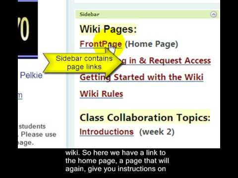 Introduction to the CSIT 70 Class Wiki
