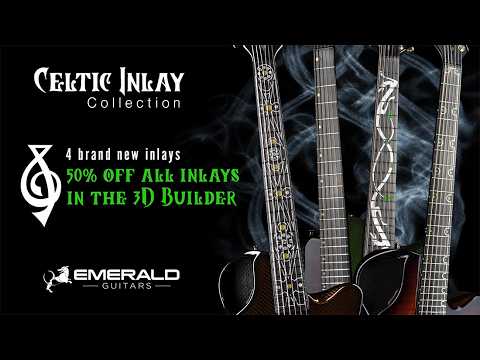 New Celtic Guitar Inlays – 50% Off Custom Inlays for March!
