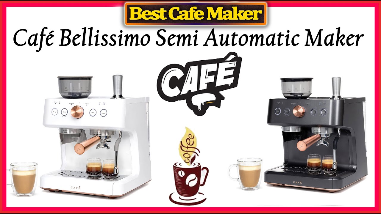 Café Bellissimo Semi-Automatic Espresso Machine with 15 bars of