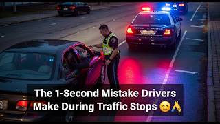 The 1-Second Mistake Drivers Make During Traffic Stops 🚨