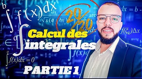 أفضل شرح لدرس التكامل / partie 1/ Les intégrales ☝🏻❌❌✅